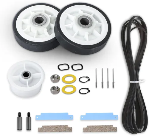 Para Maytag Neptune 3000 Series MDE6000AYW MDE5500AYW Kit de reparación de secadora reemplaza rodillos de tambor 12001541 303373K W10116741 303373,