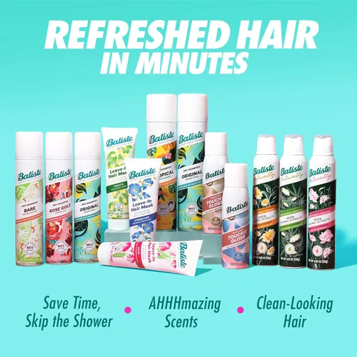 Miniatura 7 de Batiste Champú seco texturizante, refresca y añade agarre y textura para cabello despeinado playero, 3.81 onzas