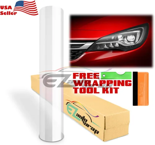 Miniatura 2 de EZAUTOWRAP kit de herramientas libre de brillo verde esmeralda faro trasero luz antiniebla marcador lateral vinilo tinte película autoadhesivo