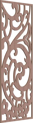 Miniatura 101 de Bridgewater - Paneles de pared decorativos de madera con calado, 9 3/8 pulgadas de ancho x 24 3/8 pulgadas de alto x 1/4 de alto, nogal