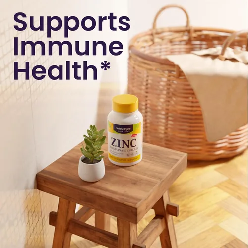 Miniatura 4 de Healthy Origins Quelato de bisglicinato de zinc de 50 mg, 120 cápsulas vegetales – Con Albion Minerals TRAACS High Biodisponibilidad Complex, apoya