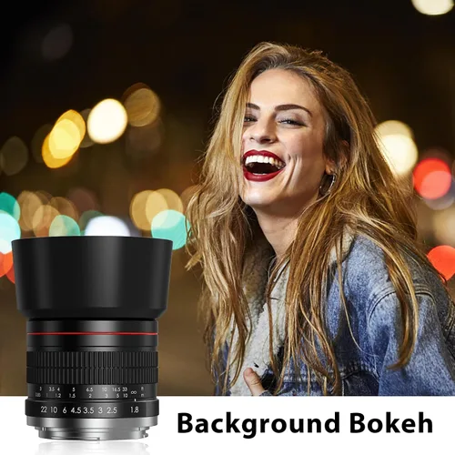 Miniatura 4 de Objetivo retrato de 85 mm f1.8 - Objetivo EF para Canon, enfoque manual (MF) para Canon EOS Rebel T8i T7i T7 T6 T6s T6i SL3 SL2 90D 80D 77D 4000D