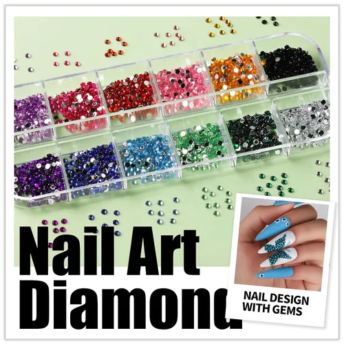 Miniatura 5 de Teenitor Pinceles de Arte de Uñas Herramientas de Arte de Uñas, Pinceles de Uñas para Kit de Arte de Uñas con Calcomanías de Uñas, Herramientas