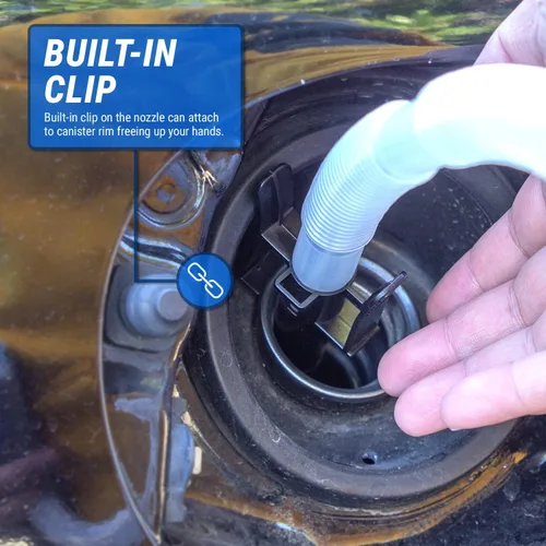 Miniatura 4 de TERA PUMP TRHA03 - Bomba de transferencia de agua, diésel, gas con sistema de parada automática (protección contra fugas), 2 pilas AA (no incluidas)