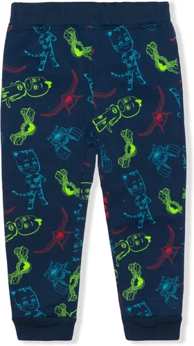 Miniatura 4 de PJ Masks Catboy, Gekko and Owlette Boys Long Sleeve Shirt and Jogger Pants Set for Toddler and Little Kids NavyGrey