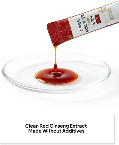 Miniatura 4 de Korean Food - Bebida en barra de ginseng rojo fermentada, 30 unidades (0.35 onzas / 0.35 oz cada una) – Extracto de ginseng diario envuelto