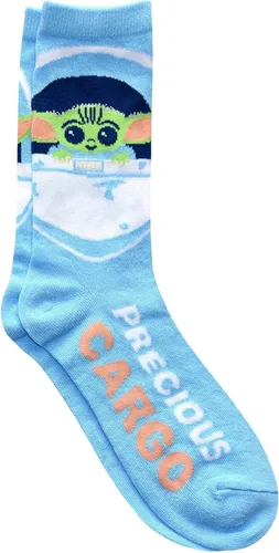 Miniatura 7 de STAR WARS JuniorsLadies Baby Yoda Crew Socks 5 Pair Pack Size 4-10
