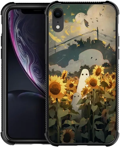 Miniatura 25 de DJSOK Funda compatible con iPhone XR, H American Eagle Flag con cuatro esquinas, protección a prueba de golpes, TPU suave y patrón de policarbonato