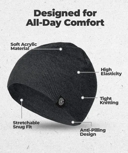 Miniatura 4 de Gorro original Gorro de punto suave Cálido y duradero