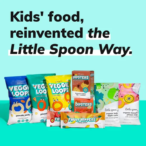 Miniatura 8 de Little Spoon Puffs de Kale y Manzana Fundibles para Bebés Orgánicos, Quinoa de Maíz Orgánico y Sorghum, Sin Arroz, Sin Azúcar Añadida, Fomenta
