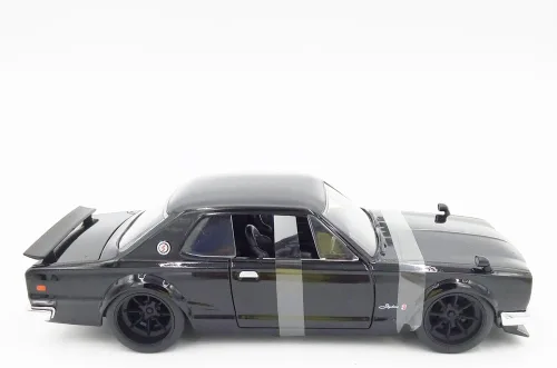 Miniatura 5 de JADA 1: 24 W/B - Fast & Furious - Brian's Nissan Skyline 2000 GT-R (negro)