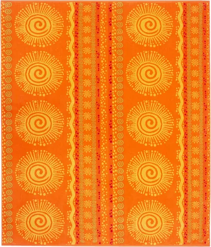 Miniatura 15 de COTTON CRAFT - Toalla de playa extra ancha con rayas ombre para dos, 147.3 x 172.7 cm - Algodón puro - Tela jacquard doble gruesa de felpa súper