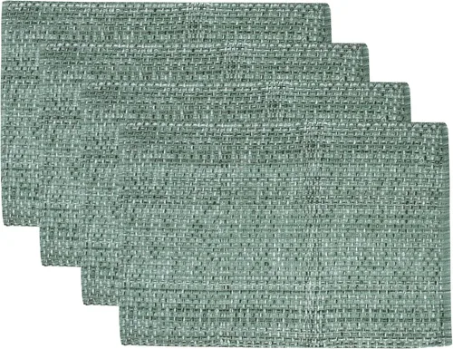 Miniatura 22 de Sweet Home Collection Trends - Mantel individual (100% algodón), Paquete de 4, Eggshell