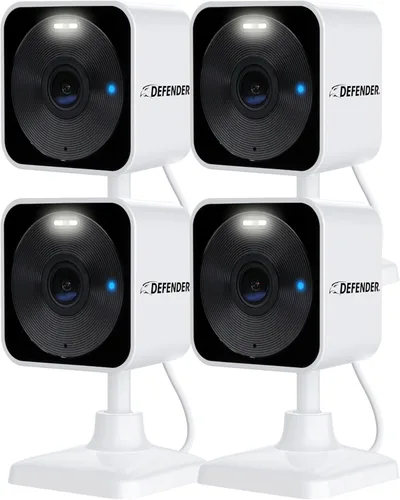 Miniatura 9 de Cámara de seguridad Defender GO 2K con AI, WiFi para interior/exterior, para hogar, negocio, mascotas, bebé, detección AI, banda dual, foco/sirena