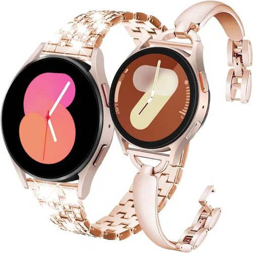 Miniatura 23 de DEALELE Correas compatibles con Samsung Galaxy Watch 7 / FE / 6/6 Classic / 5/5 Pro / 4/4 Classic / 3 de 1.614 in / Huawei GT3 / GT2 de 1.654 in, 1#