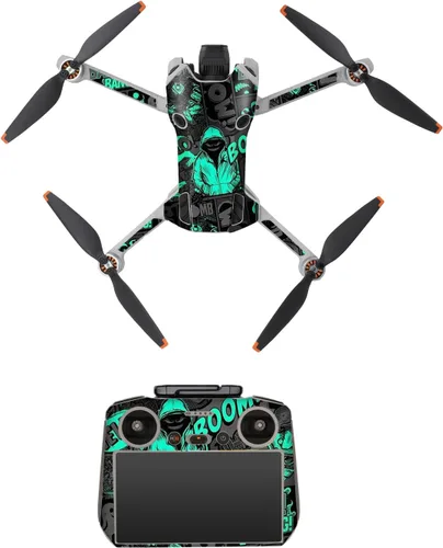 Mavic Mini4 Pro Skin Wrap para DJI Mini 4 Pro Cámara Drone Cuerpo Brazos RC2 Control Remoto Conjunto completo Adhesivo Adhesivo a prueba de arañazos