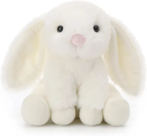 Apricot Lamb Peluche de conejo crema para niños, juguetes de peluche suaves y lindos para bebés niñas y niños, 6 pulgadas