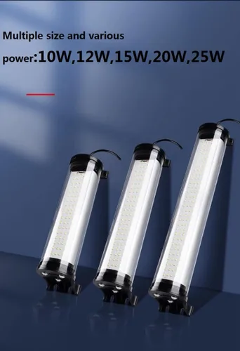 Miniatura 2 de Iluminación de máquina LED de 10 W QUJILINE Luces de tubo de fresado CNC Torno de perforación Máquina Led Luz de trabajo Lámpara a prueba