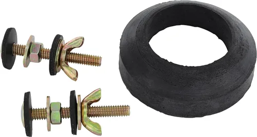 Miniatura 10 de Danco 10460 Kit de reparación universal de inodoro de tanque a tazón, color negro