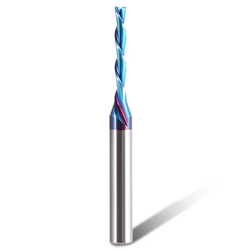 Miniatura 14 de HQMaster Broca de nariz de bola de enrutador de corte ascendente de 1/4 pulgadas de vástago de carburo sólido Broca de enrutador CNC