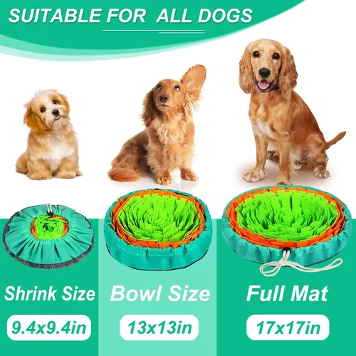 Miniatura 3 de Vivifying Alfombrilla de olfateo para perros, juguetes interactivos de enriquecimiento para perros para aburrimiento y estimulación mental