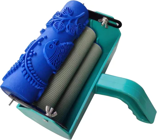 Rodillo de pintura modelado decorativo, rodillo de goma de la textura de 7 pulgadas con la máquina de la pintura, utilizado para la decoración de la