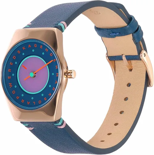 Miniatura 3 de Skagen Grenen Lille Reloj de mujer con malla de acero inoxidable o correa de cuero
