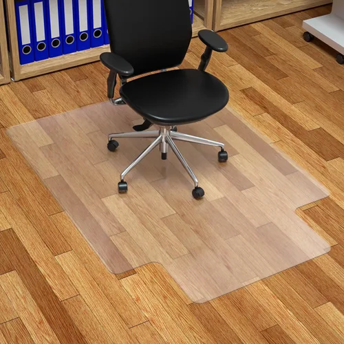 Miniatura 11 de FuturHydro Tapete para silla de oficina para suelo de madera dura, 36 x 48 pulgadas, tapete transparente para silla de computadora, tapete