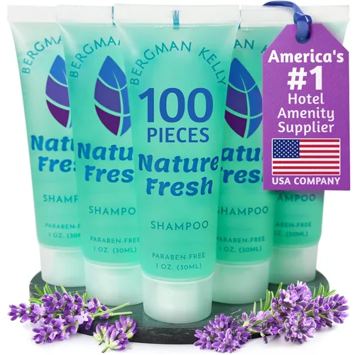 Miniatura 9 de BERGMAN KELLY - Champú de hotel tamaño viaje - 1 fl oz, 100 unidades, cascada tropical - Deleite a sus invitados con un limpiador de cabello