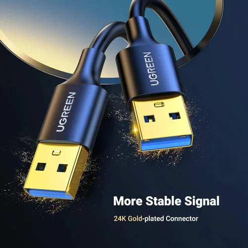 Miniatura 6 de UGREEN - Cable USB 3.0 A a A Cable tipo A a macho para transferencia de datos, disco duro, gabinetes, impresoras, módems, cámaras 6 ft