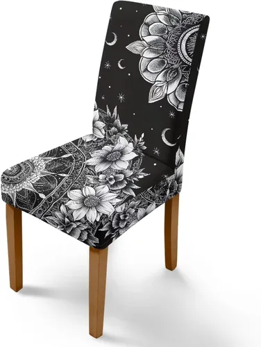 Miniatura 47 de Rnyleeg Red Rose Butterfly Chair Covers for Living Room No Arms Stretch Dining Chair Covers Set of 6 Soft Washable Kitchen Chair Protector Cover