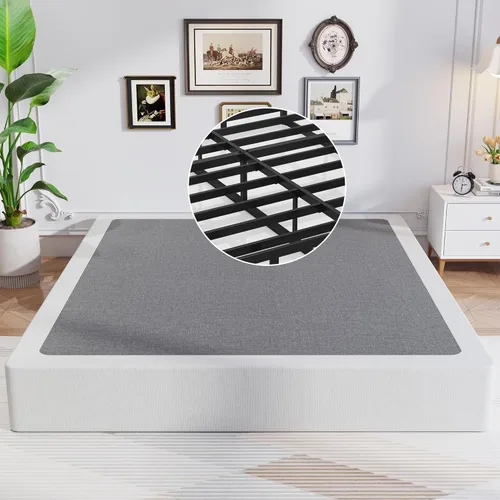 Miniatura 9 de Awesofurni Somier de Perfil Alto de 10 Pulgadas para Cama Individual, Somier de Cama Individual de 10 Pulgadas Solo, Base de Colchón de Perfil Alto