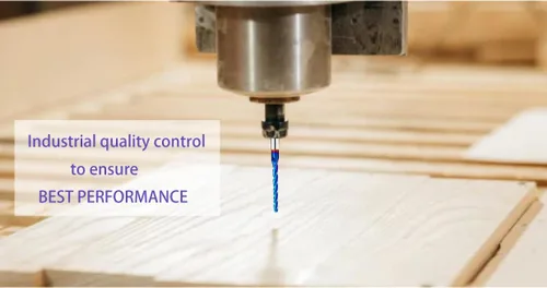 Miniatura 4 de 2 piezas de punta de bola de 1 grado cortador fresadora CNC fresadora espiral herramienta de fresado con revestimiento azul nano 1/8 diámetro