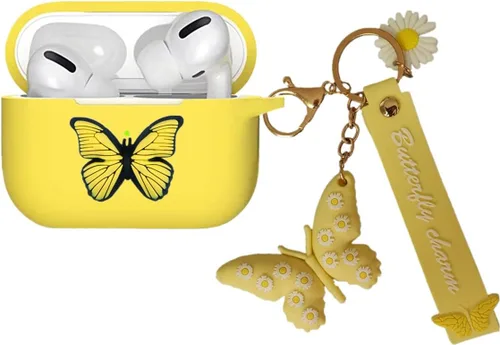 Funda para Airpods Pro (mariposa amarilla)