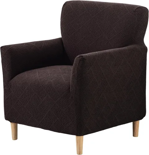 Miniatura 19 de Fundas de jacquard para sillón de banquete, fundas suaves para sillón, fundas elásticas de 1 pieza para sala de estar, funda antideslizante