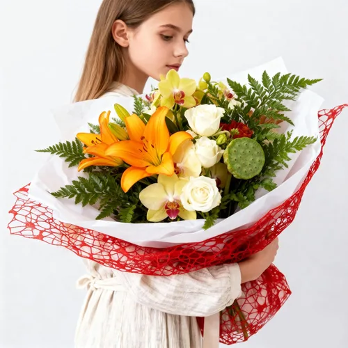 Miniatura 8 de KEPYDRMTF Papel Coreano para Flores de 42cm*5Yardas, Papel de Regalo Coreano Negro, Papel de Regalo Floral de Malla de Perla (Negro)