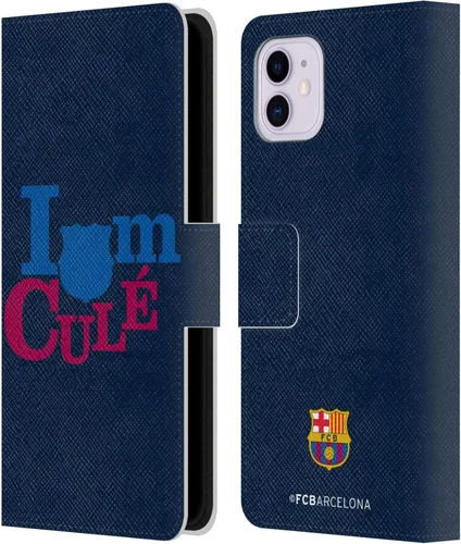 Miniatura 14 de Head Case Designs Funda de piel con licencia oficial del FC Barcelona Ball Pattern Campions compatible con Apple iPhone 11