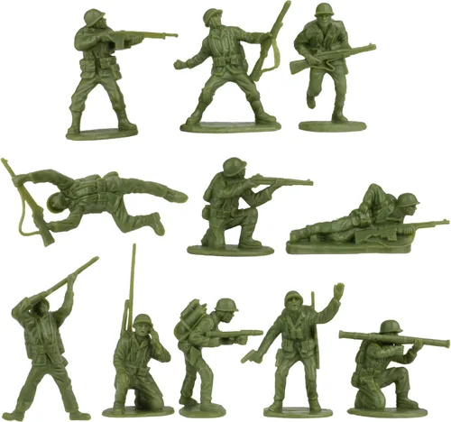 Miniatura 3 de BMC WW2 Secret Stronghold - 36pc Plastic Army Men German Bunker Playset