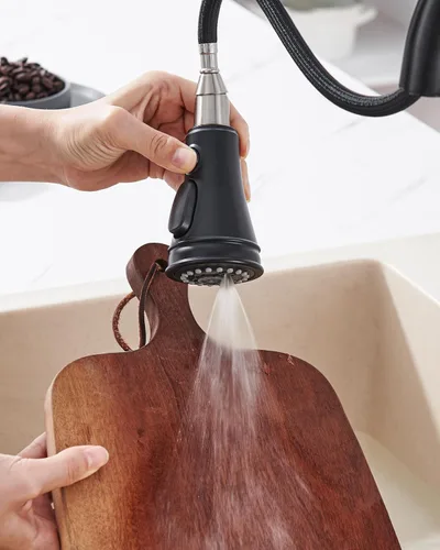 Miniatura 7 de Reemplazo de cabezal de rociador de llave de cocina - Cabezal de rociador de llave desplegable con 15 adaptadores, cabezal de llave de fregadero