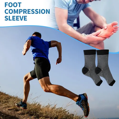 Miniatura 7 de Calcetines de neuropatía para mujeres y hombres, calcetines de fascitis plantar, manga de compresión de tobillo, calcetines de alivio de tobillo