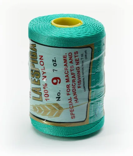 Miniatura 48 de N° 9 - 100% Cordón de Hilo de Nylon Omega para Tejer y Crochet - 01 Blanco