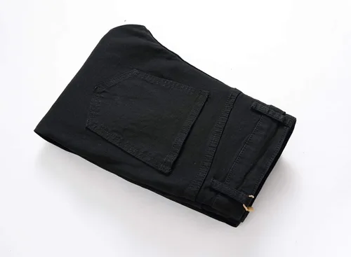 Miniatura 6 de Leward Pantalones de mezclilla elásticos y desgastados para hombre