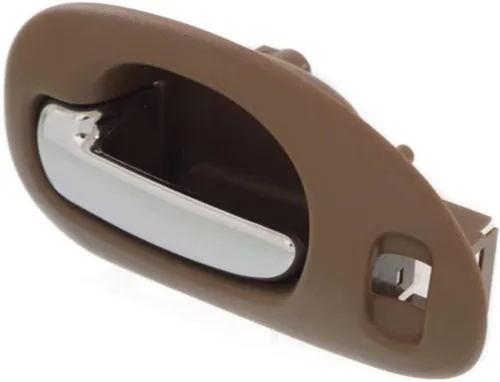 Miniatura 6 de Manija de puerta interior para Chrysler LHS 1999-2001 con bisel beige delantero del lado del conductor con palanca cromada Con orificio de bloqueo