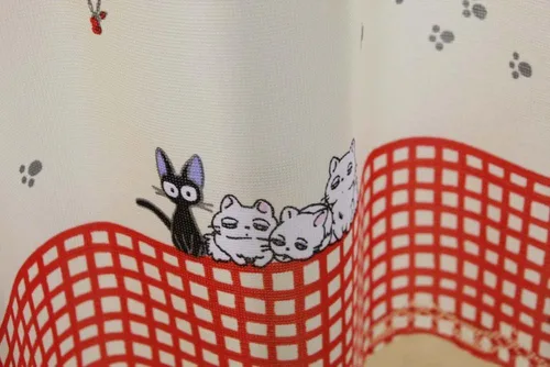 Miniatura 6 de Studio Ghibuli Kiki's Delivery Service Cafe Curtain Walking Jiji Made in Japan
