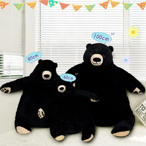 Miniatura 3 de Oso de Peluche de 23.6 Pulgadas Oso de Peluche de Peluche Oso de Peluche de Selva Animal de Peluche de Muñeca Decoración del Hogar Regalo para Niños