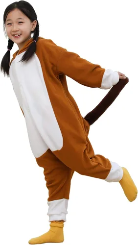 Miniatura 2 de Pijama unisex de una pieza para niños, disfraz de animal para cosplay de Navidad, Halloween