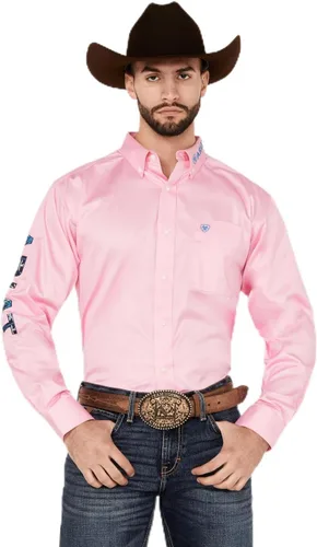 Miniatura 34 de Ariat Camisa de sarga con logotipo del equipo para hombre