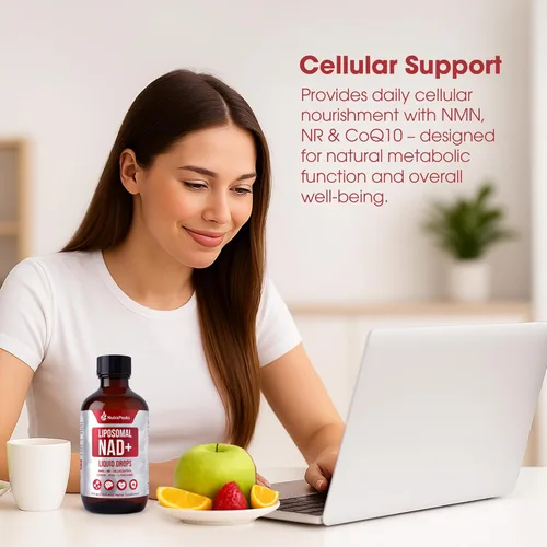 Miniatura 6 de Suplemento líquido NAD+ - Suplemento NAD+ de 1000 mg, NAD+ Nicotinamida Riboside Resveratrol Suplementos con PQQ, NAD+ Berry Flavor Sticks