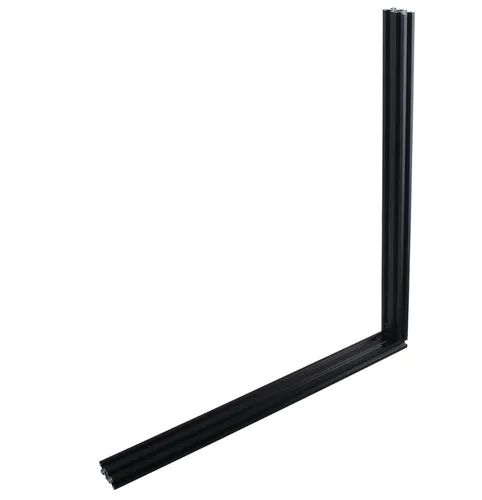 Miniatura 7 de Extrusión de perfil de aluminio 2040 39.370 in 2 piezas ranura en V negro estándar europeo anodizado perfil de aluminio CNC 4 juegos de conectores