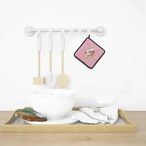 Miniatura 3 de Caroline's Treasures CK4240PTHD - Juego de soportes para ollas de cocina resistentes al calor, juego de almohadillas calientes para horno